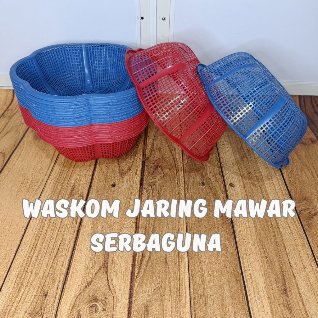 Baskom Plastik/Waskom/wakul Jaring Mawar ukuran 12