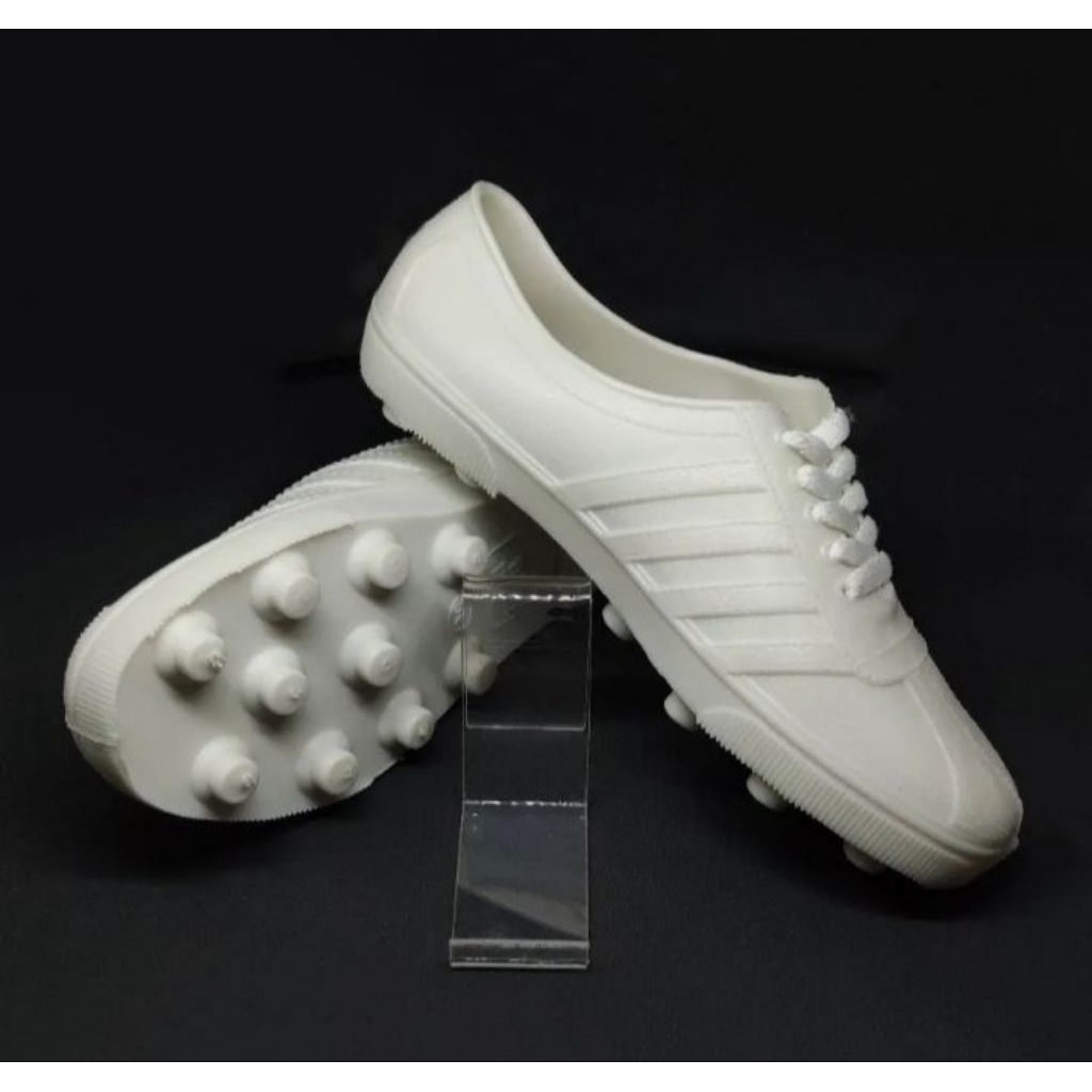 sepatu spatu kicho ap ape app cucuk boots boot putih karet ori asli