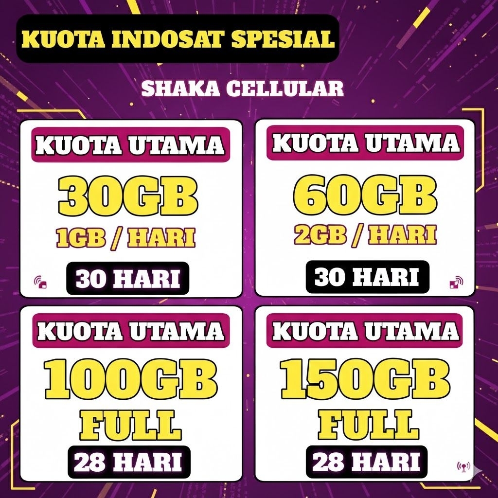 kuota Indosat freedom internet Spesial 30 hari