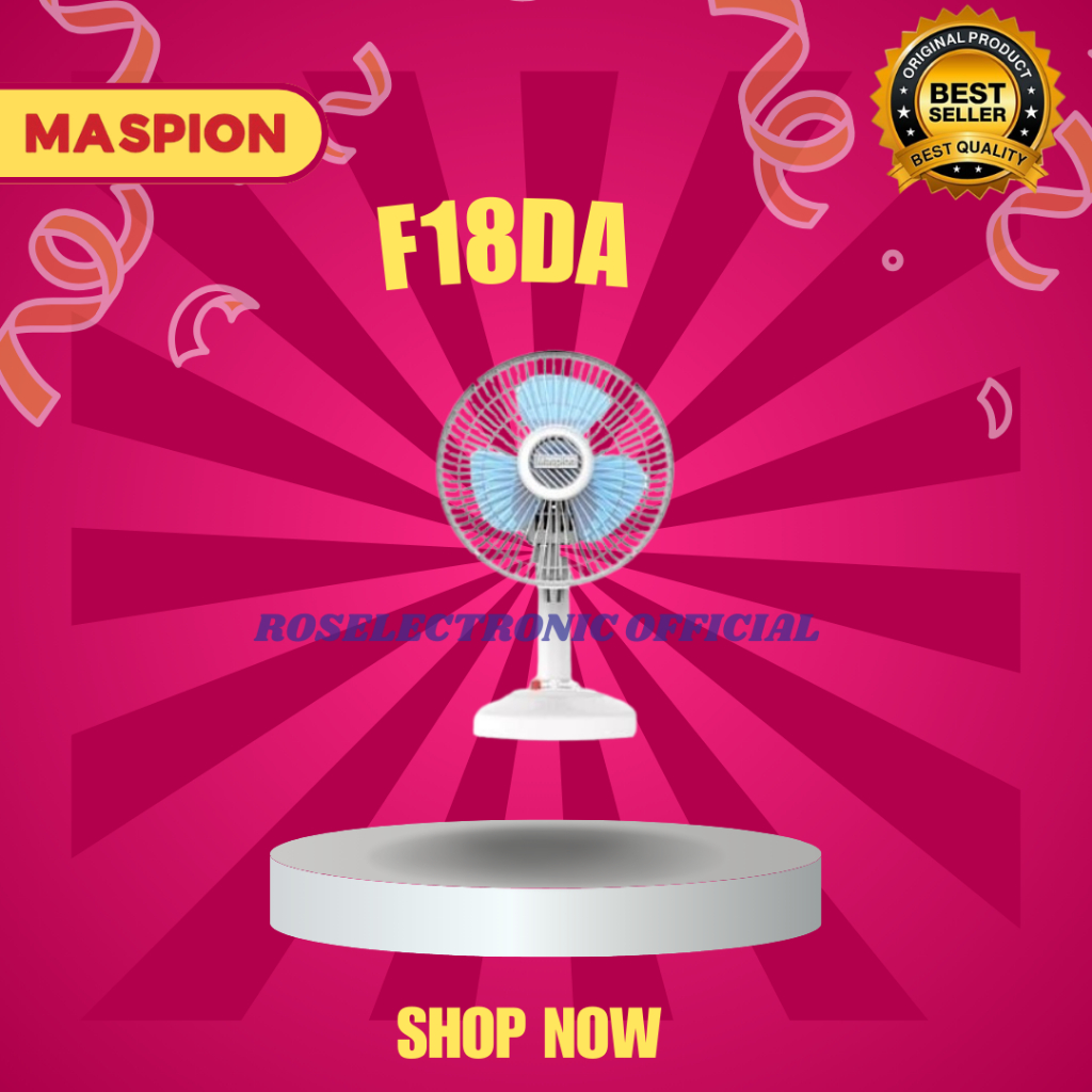F18DA Maspion Desk Fan F-18 DA Ukuran 7 Inci