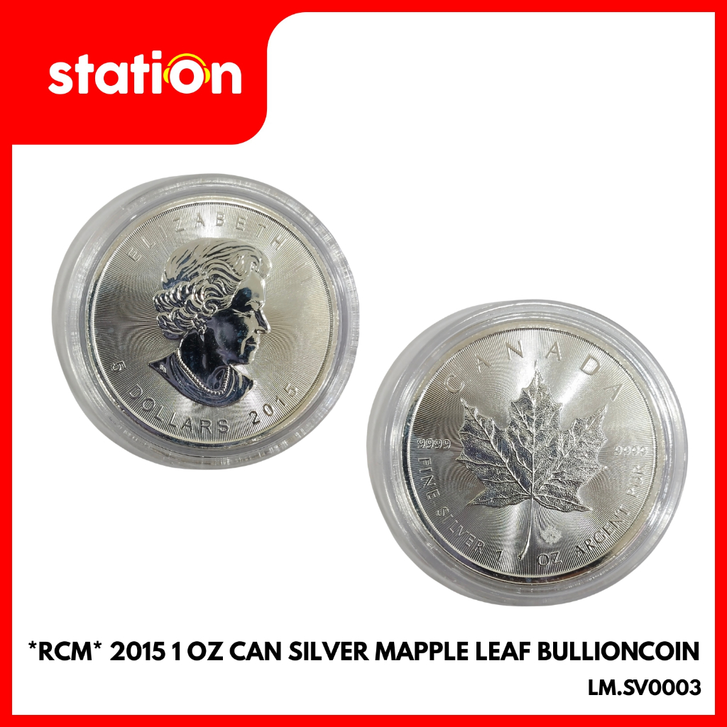 1 oz Canadian Silver Maple Leaf Bullion Coin (Various Years).  Purity: .9999. Manufacturer: Royal Ca