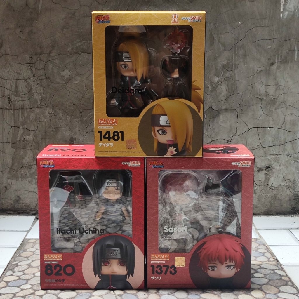 Nendoroid Trio Akatsuki Itachi Sasori Deidara BIB