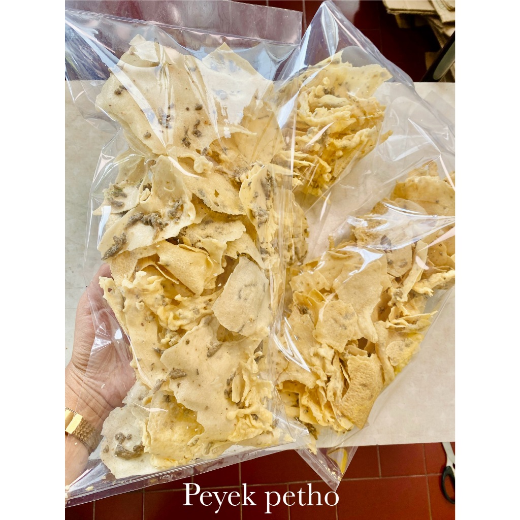 Peyek Petho Khas Magelang 1kg 500gr 250gr Peyek Cempli Cetul Cetol Ikan Sungai