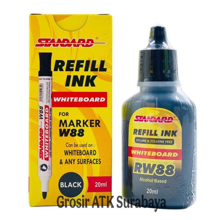 TINTA SPIDOL STANDART WHITEBOARD RW-88 / Isi Refill Spidol Standard Whiteboard Papan Tulis RW-88