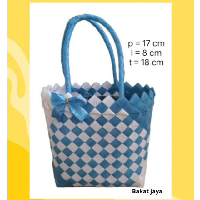 Tas Anyaman Pita / Tas Hampers Pita