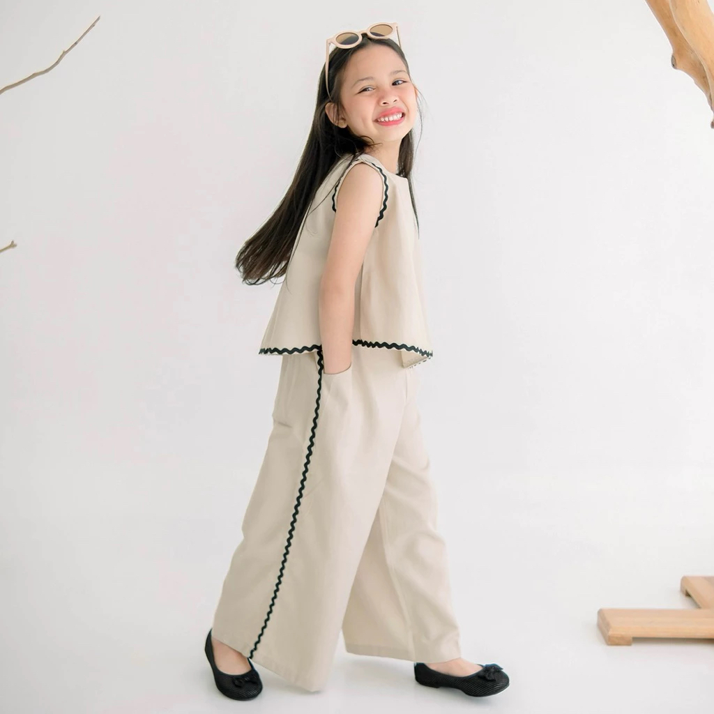 ZELDA-Setelan Anak Perempuan | Set Anak Perempuan | Set Anak Perempuan Korea | Baju Anak Perempuan K