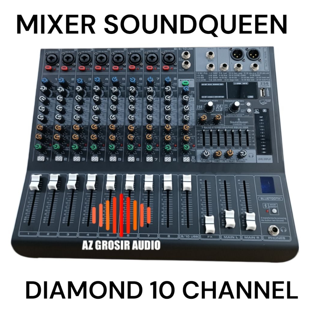 Mixer soundqueen diamond 10 Chanel mixer soundqueen 10 chanel