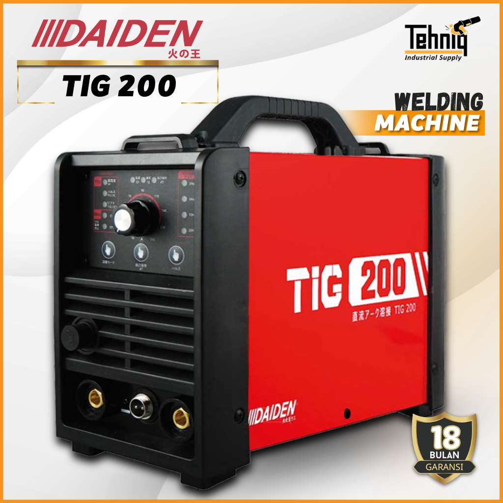 Daiden Tig 200 Pulse Mesin Las Listrik Argon Stainless Alumunium