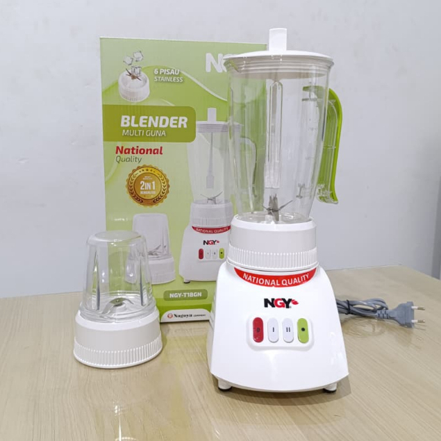 NAGOYA BLENDER   2 IN 1 NGY T18 GN BODY PLASTIK/blender NAGOYA   2 in 1 NGY T18 GN