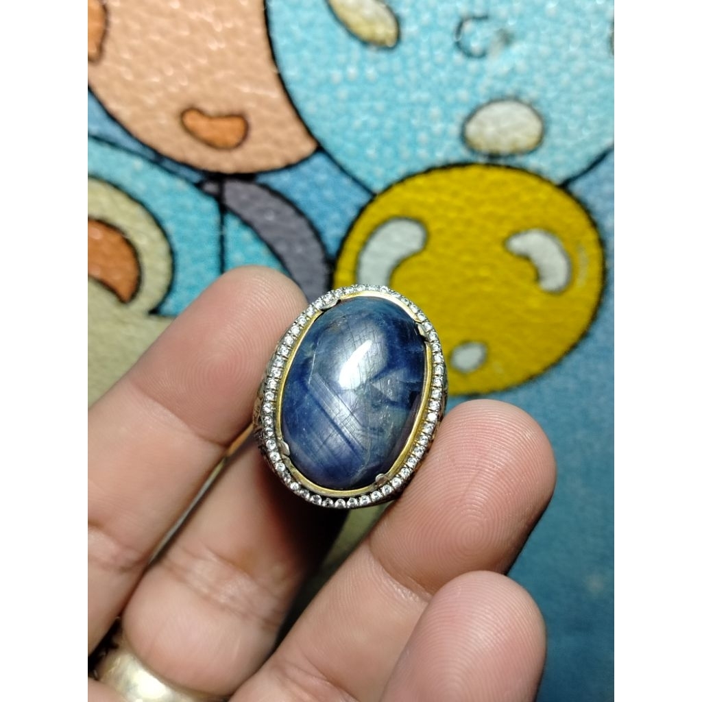 Blue sapphire /safir no heat jumbo