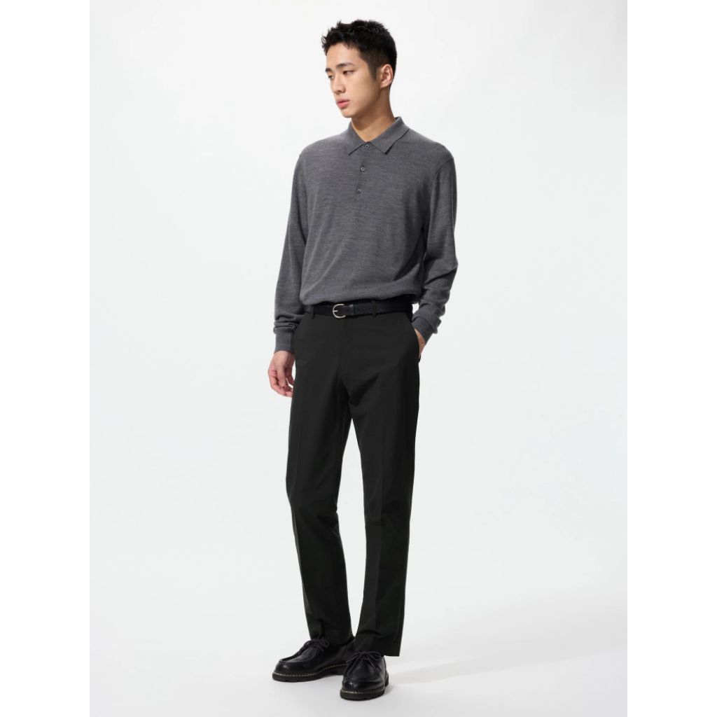 Uniqlo Miracle Air (AirSense) Pants Cotton Like Black