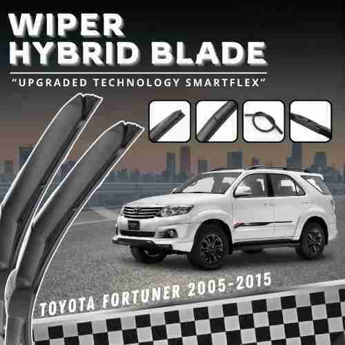 Wiper Mobil Universal Blade Hybrid Sepasang 2 Pcs Semua Mobil