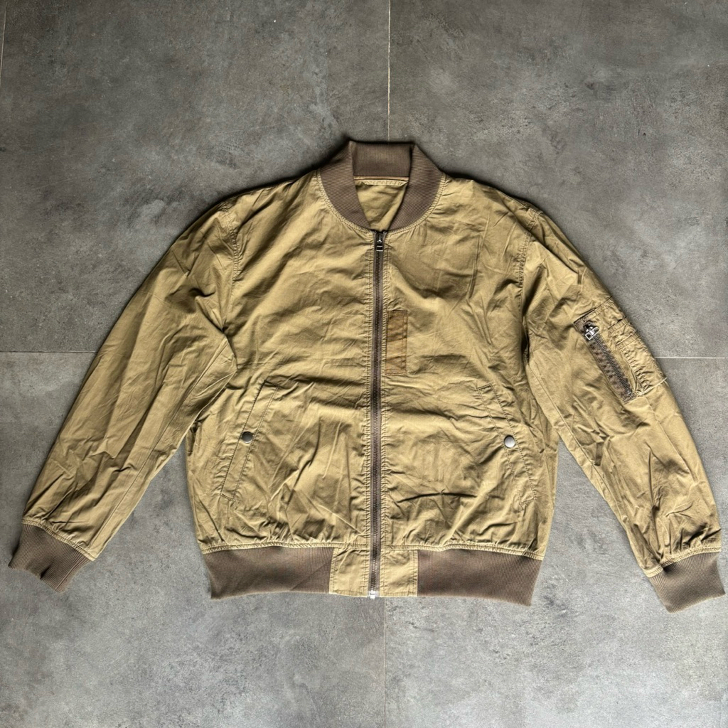GU by Uniqlo Canvas Bomber Jacket Man