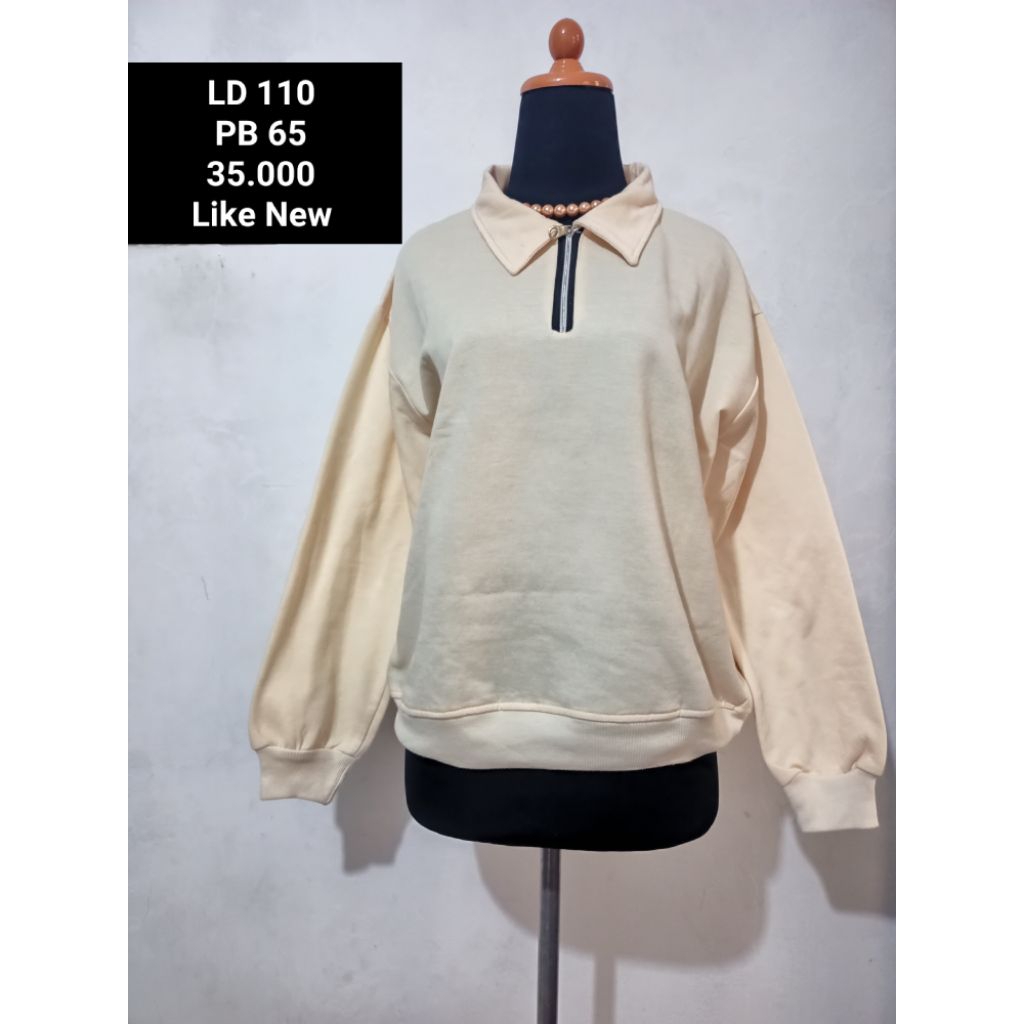 Sweater Polo Half Zip