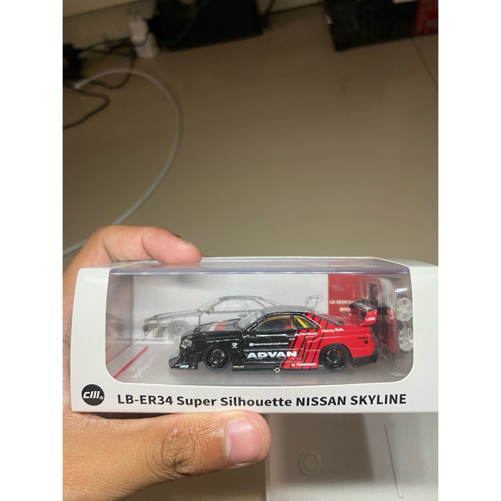 Cm Model Nissan Skyline R34 Advan Lbwk