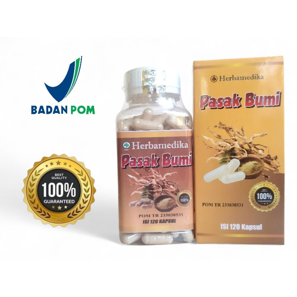 Kapsul Pasak Bumi Herbamedika isi 120 kapsul BPOM