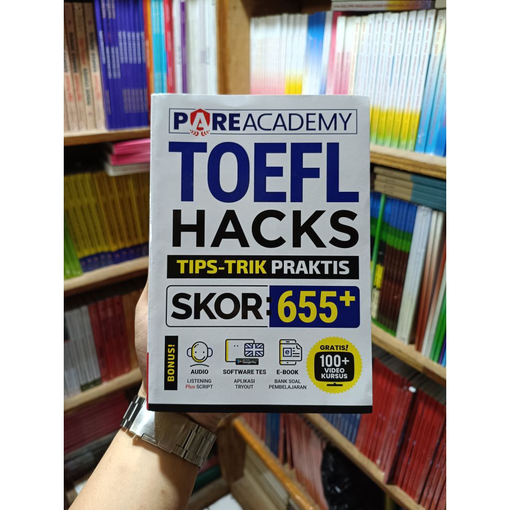 BUKI TOEFL HACKS TIPS TRIK PRAKTIS SKOR 655+