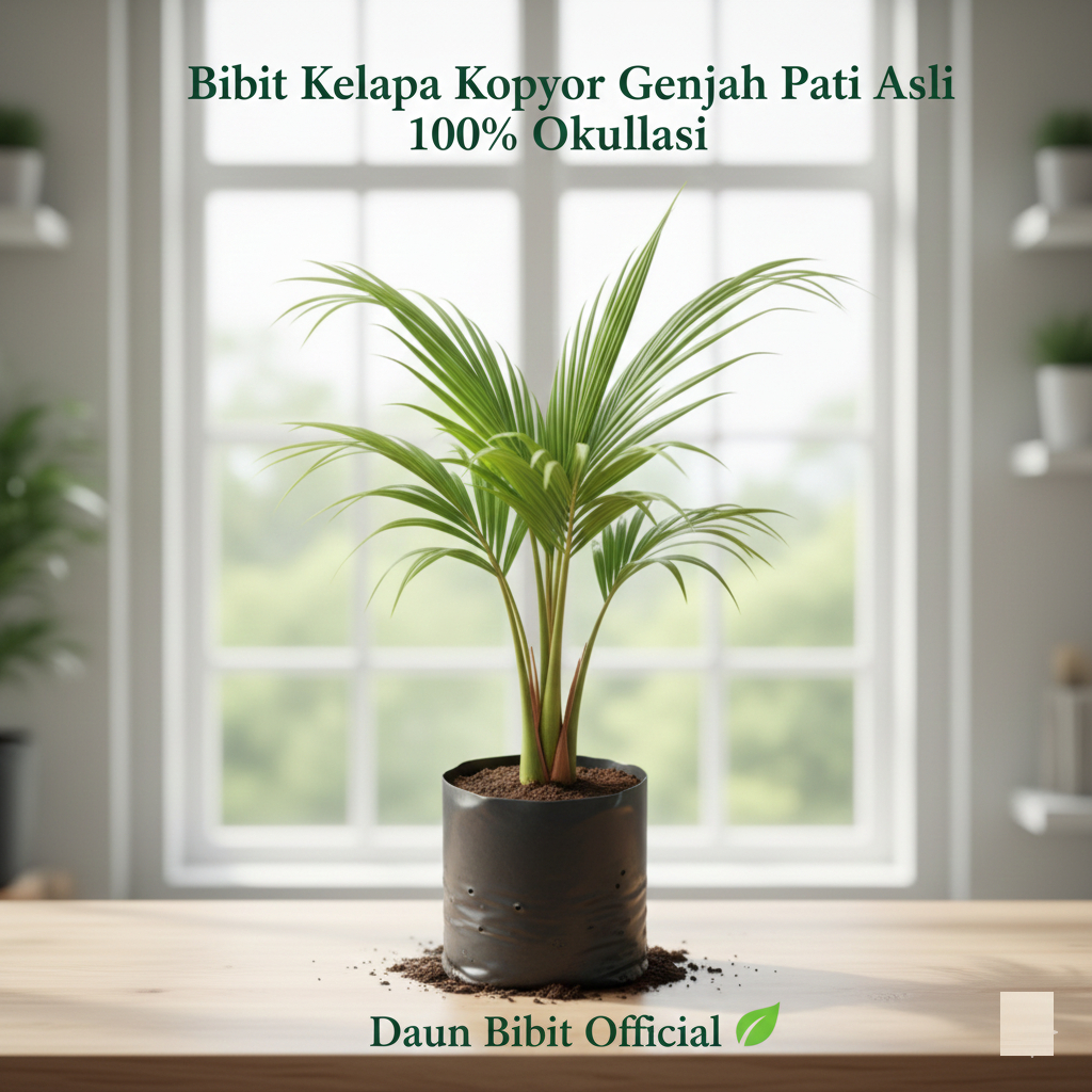 Bibit Kelapa Kopyor Genjah Pati Asli 100%