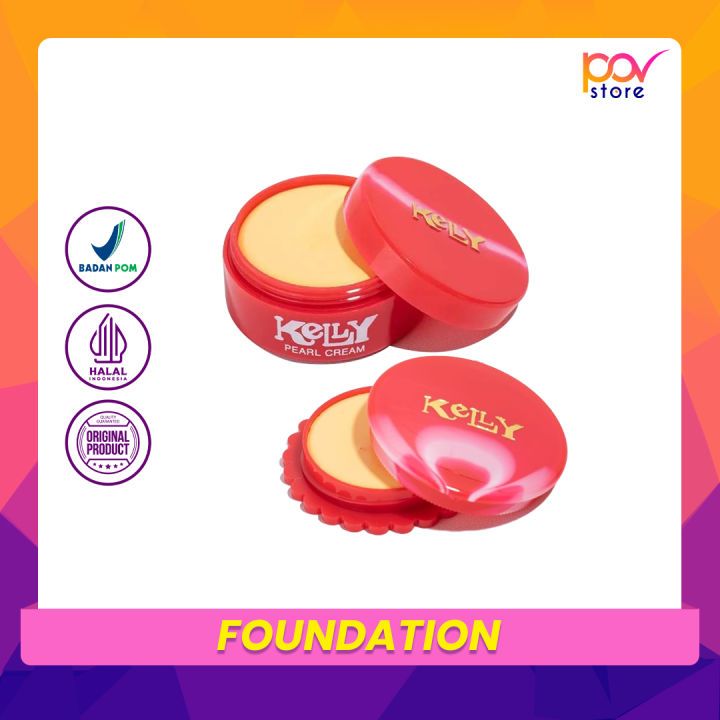 Cream Kelly Pearl Kulit Halus Original 15gr 5gr | Krim Kelly | Krim Pearl Pemutih | Foundation