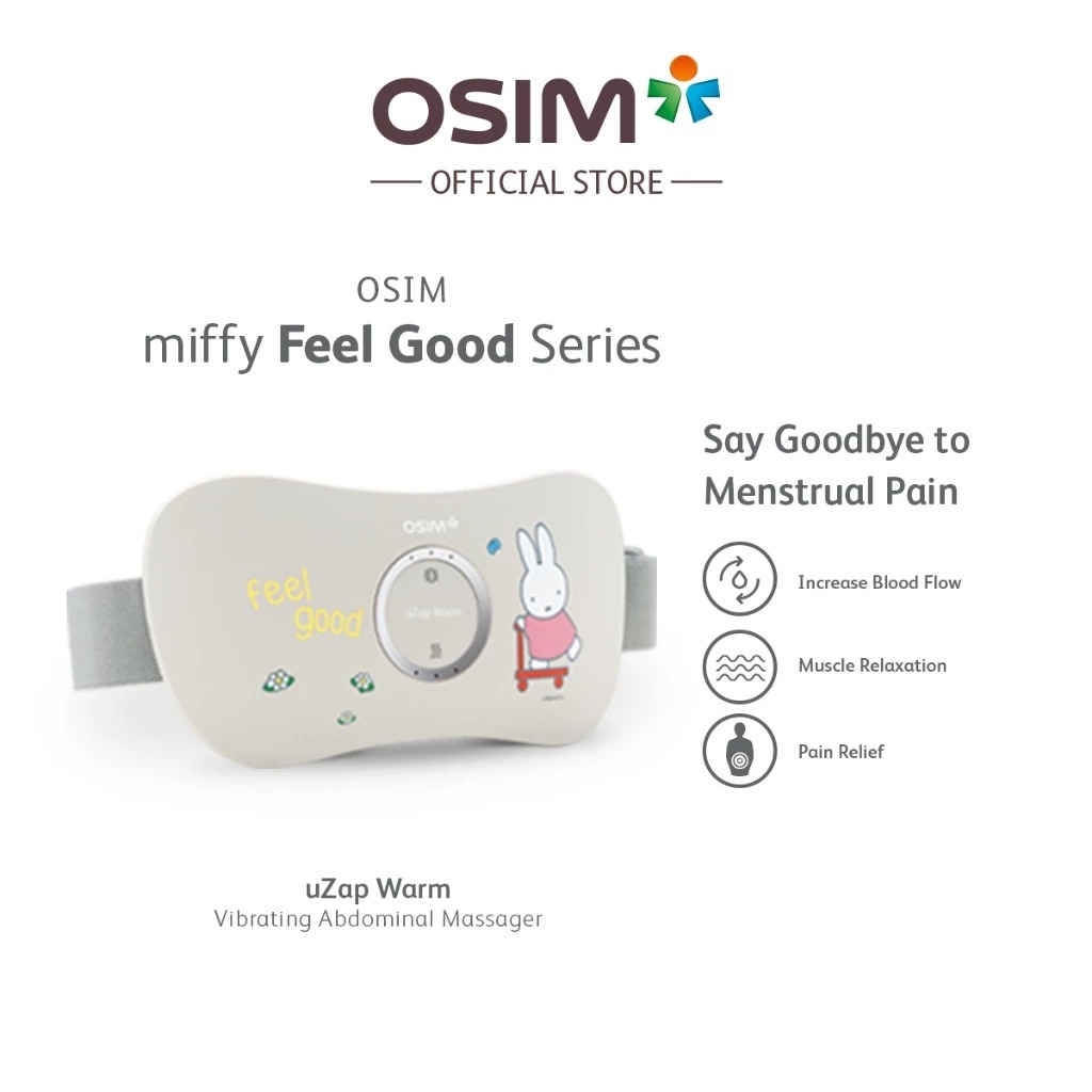 OSIM uZap Warm (miffy Feel Good Series) Vibrating Abdominal Massager