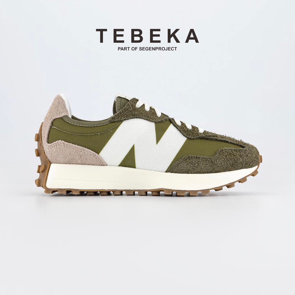 Sneakers NB Classic 327 Suede MS327UG Olive Green White Grey Gum Original