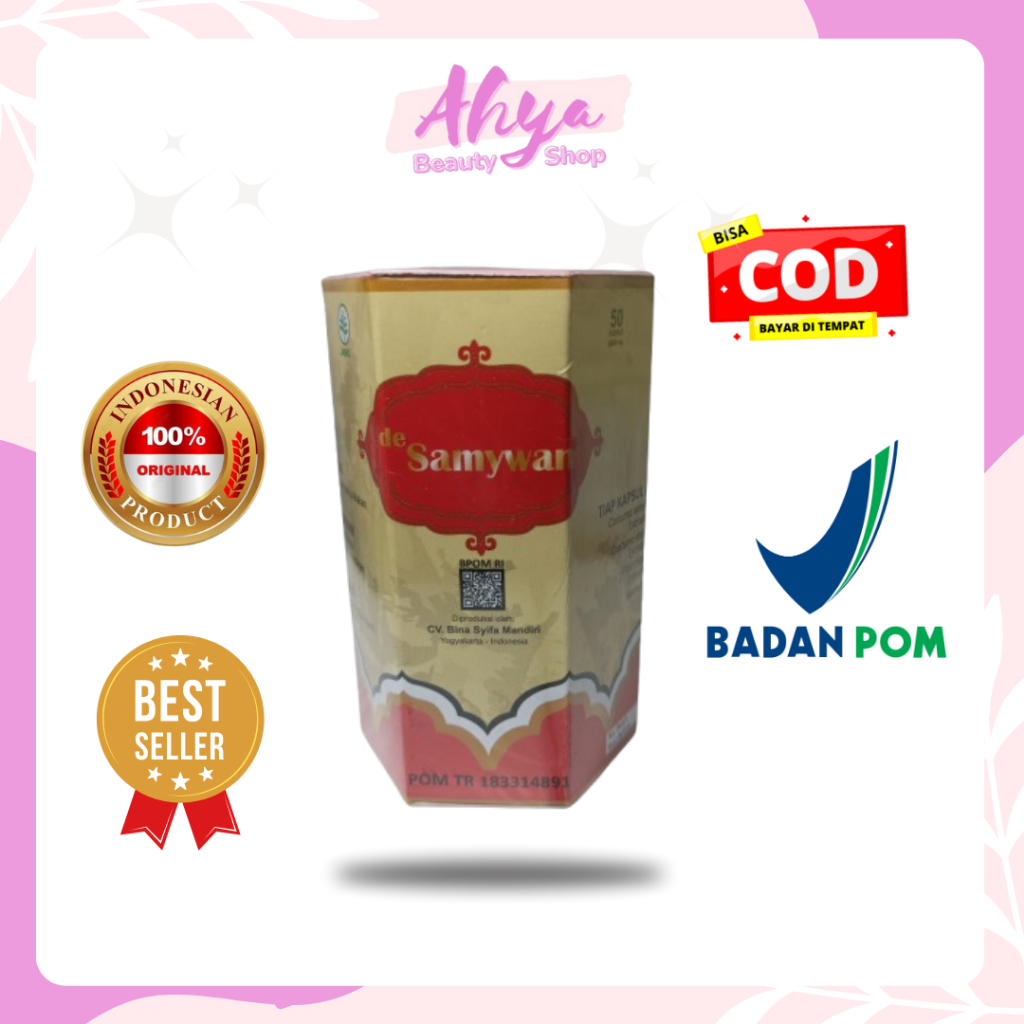 SAMYUN WAN BPOM DE SAMYWAN ORIGINAL Pil Penggemuk ASLI 50 Kapsul