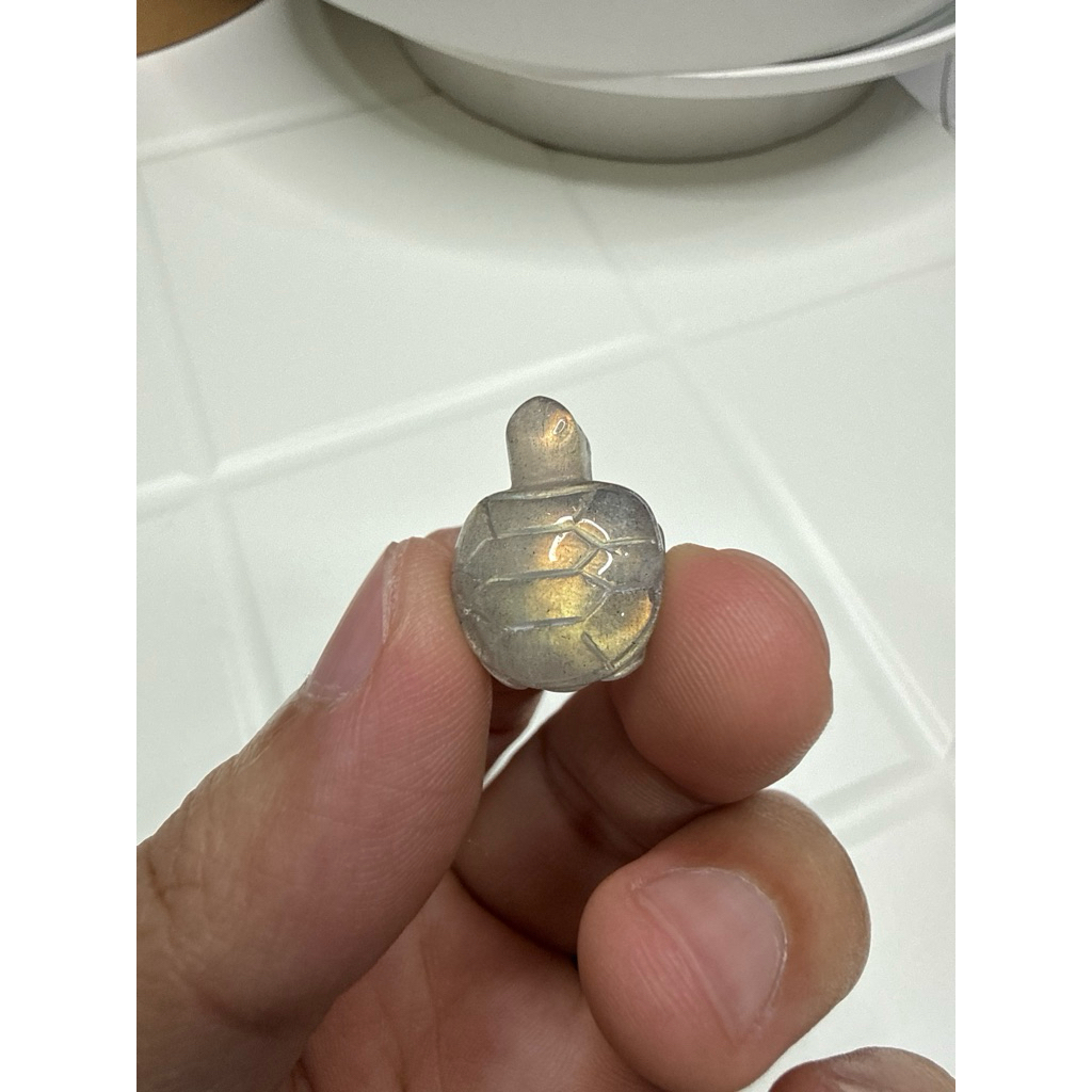 Labradorite Turtle spacer