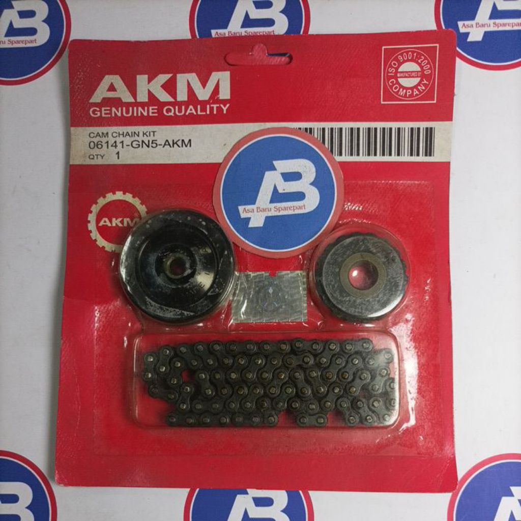 AKM Rantai Timing Keteng Kamprat SET Honda Grand