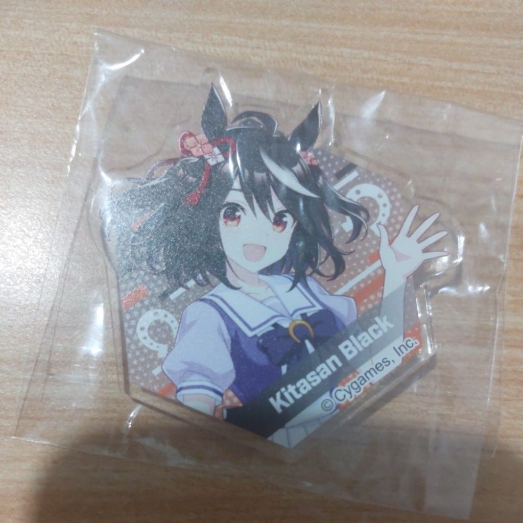 Mini Badge Acrylic Uma Musume Pretty Derby Kitasan Black