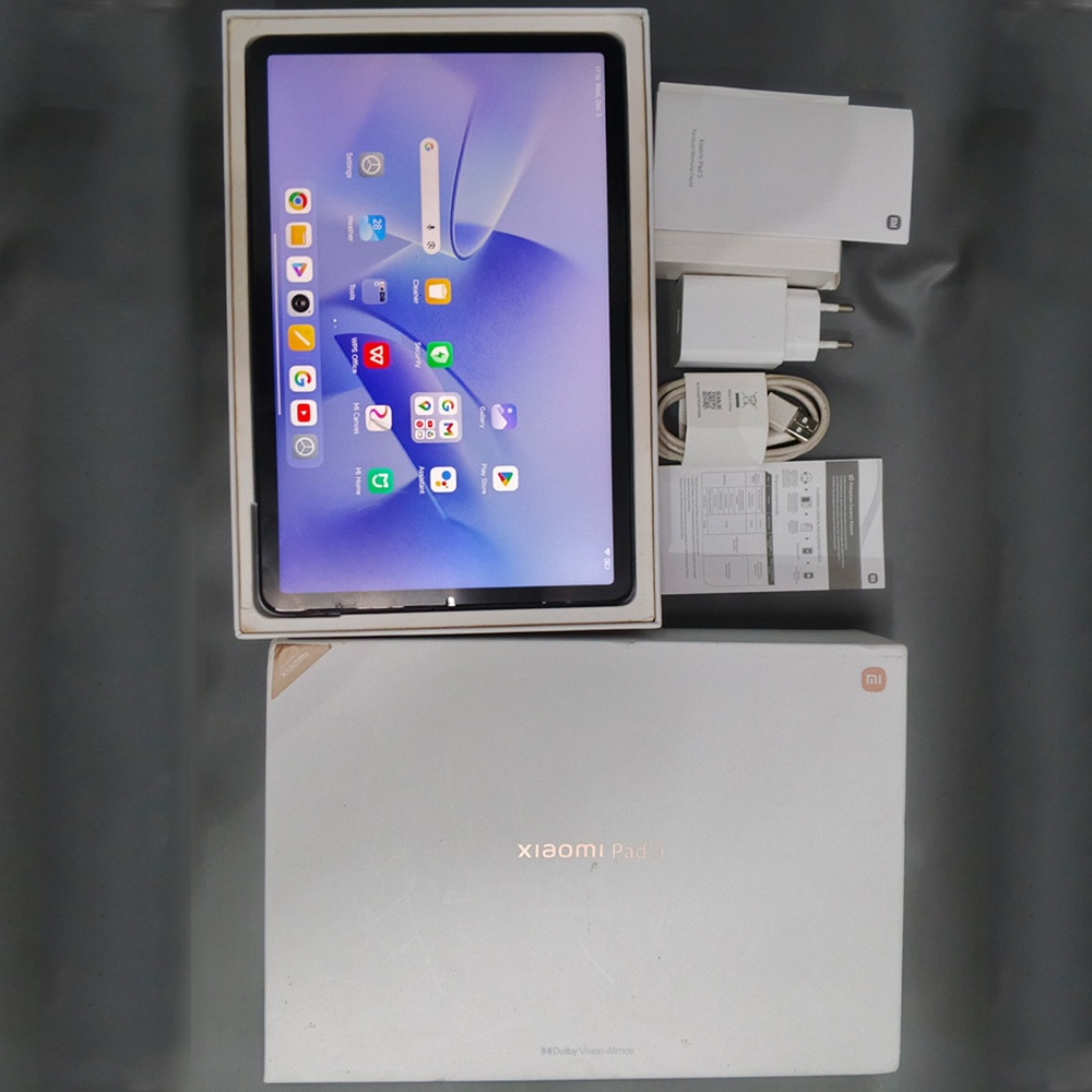 Second Xiaomi Pad 5 6/256GB Black Grey Normal Original Fullset Lengkap Mi Pad 5