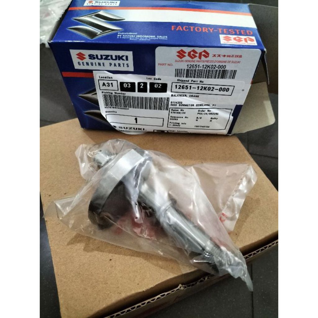 bandulan balancer crankshaft satria Fu fi injeksi 150 original sgp