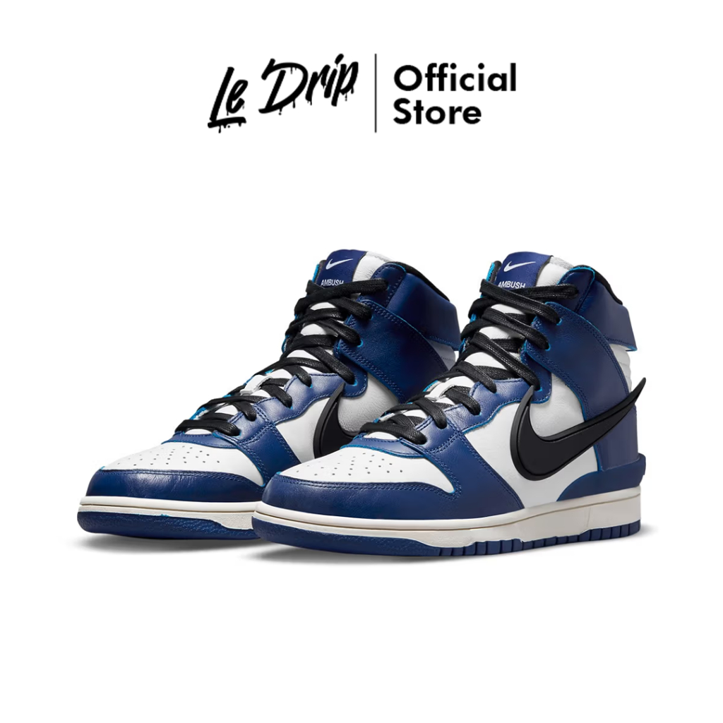 Nike Dunk High AMBUSH Deep Royal Blue Ocean Dunk x AMBUSH Authentic