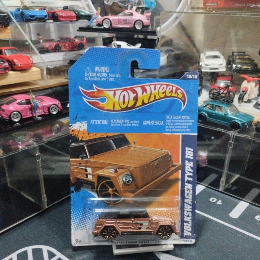 HOT WHEELS VOLKSWAGEN TYPE 181 BROWN (112)
