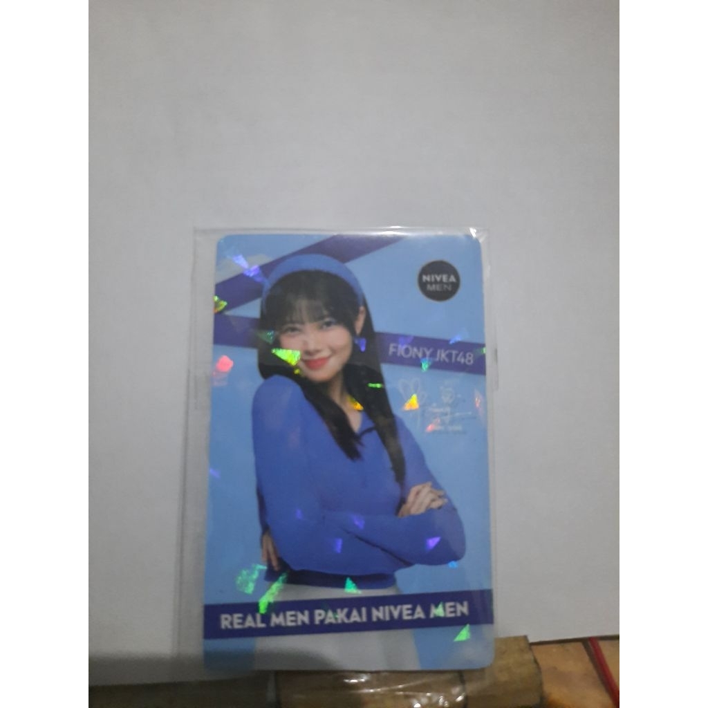photocard Nivea man fiony JKT48