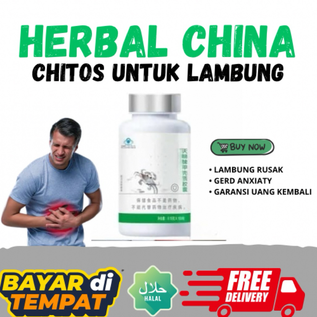 Chitin CHITOSAN herbal china untuk asam lambung dan maag kronis