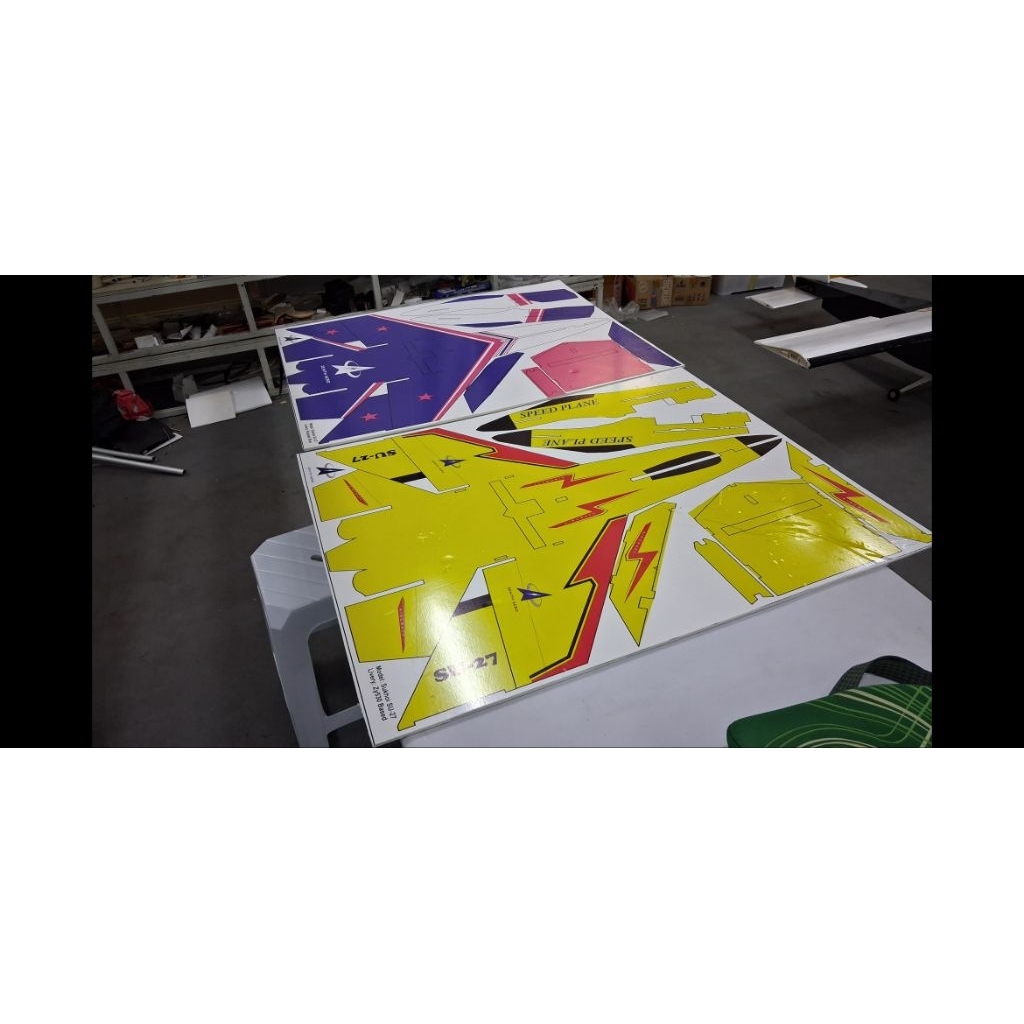 Zenith Aero Sukhoi SU27 RC Pesawat (Sticker Only)
