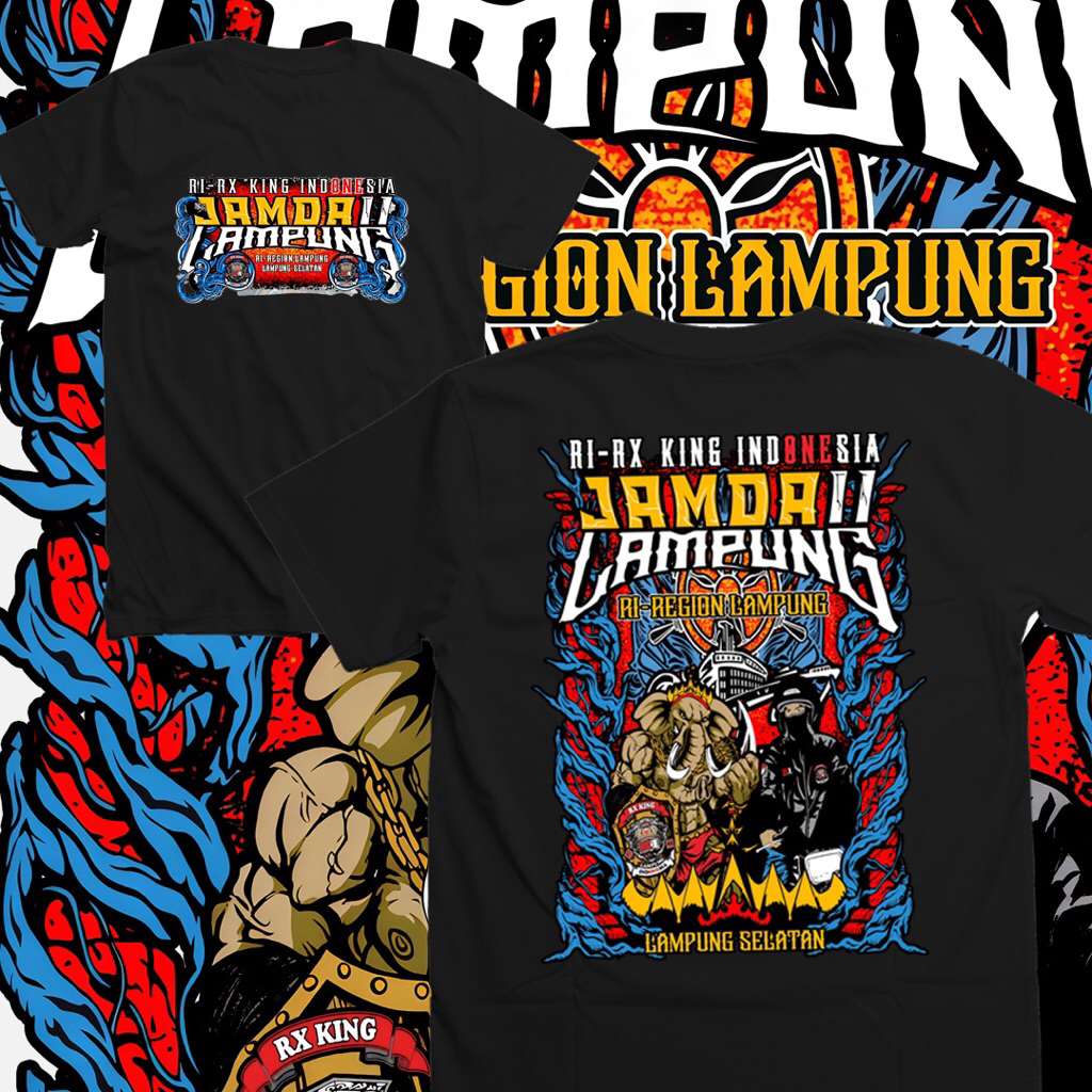 Kaos Distro Pria Katu / Kaos Acara RX King 2026 / Kaos JAMDA LAMPUNG / keren simpel nyaman murah