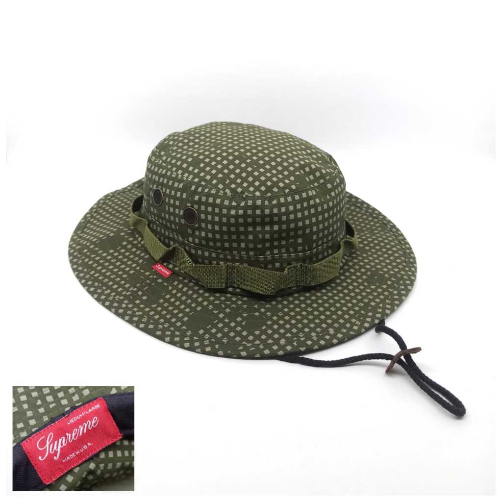 Topi Supreme Military Bucket HatIn USA Second Preloved Original 008