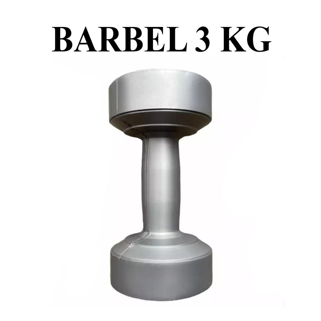 BARBEL 3KG/ DUMBELL 3KG/ BARBEL DUMBEL PVC 3KG/BARBEL FITNESS 3KG