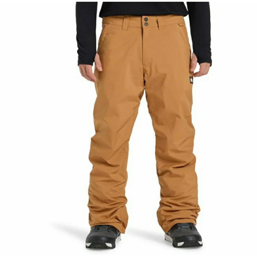 QUICKSILVER MEN'S ESTATE PT SNOW PANTS ALMOND CELANA PANJANG PRIA HIKING TREKKING WINTER SKI SNOWBOA