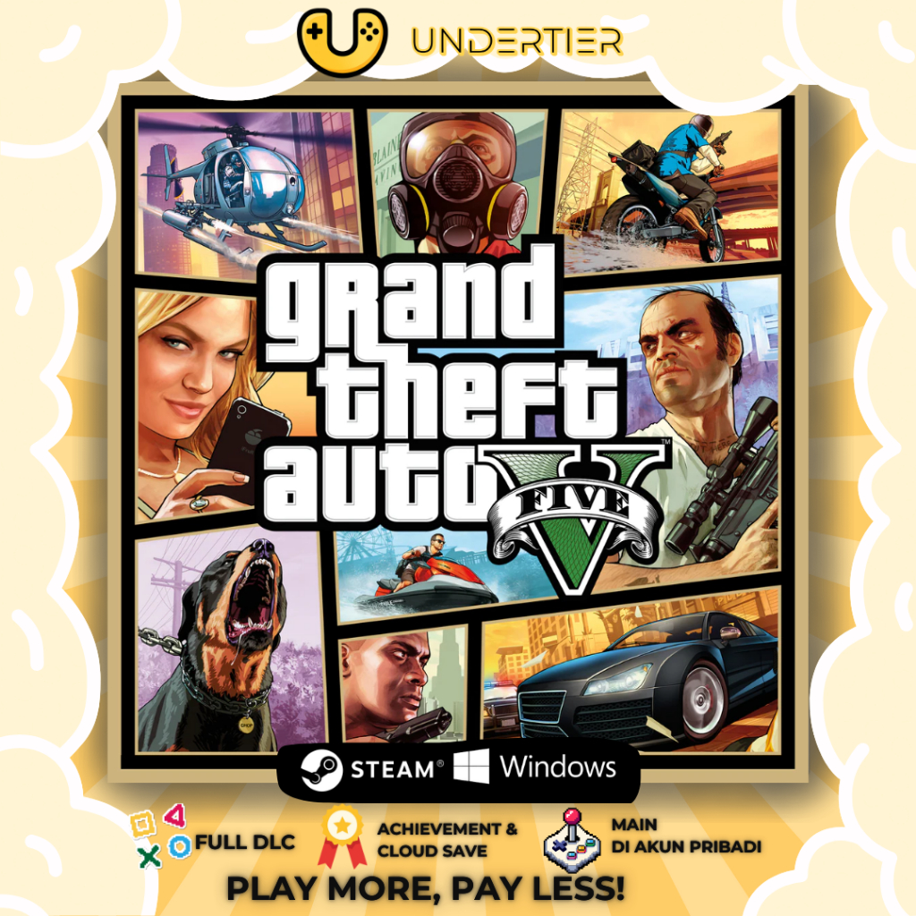 [Bonus 1 game] GTA V Enhanced [Original / Main Akun Sendiri / Instant]