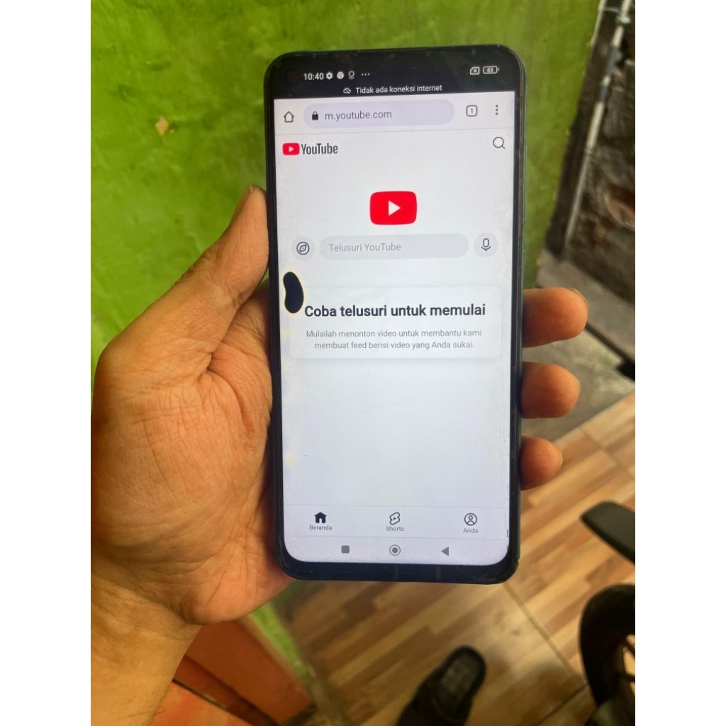 lcd dan frame tulangan redmi note 9 ori copotan minus