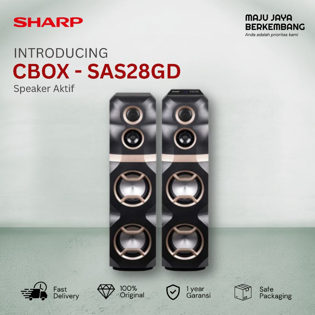 SHARP ACTIVE SPEAKER - CBOX SAS28GD