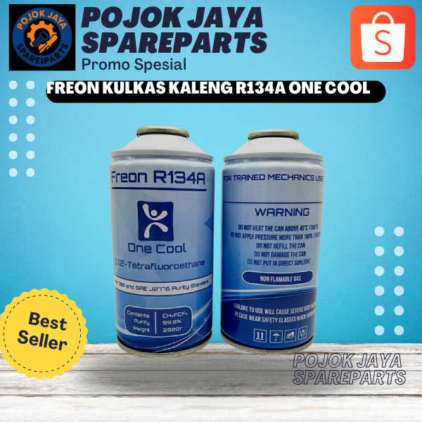 FREON KULKAS KALENG R134A ONE COOL 390 GR