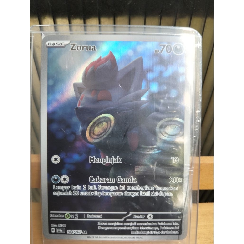 kartu pokemon tcg Indonesia zorua ar sv7s 184/166