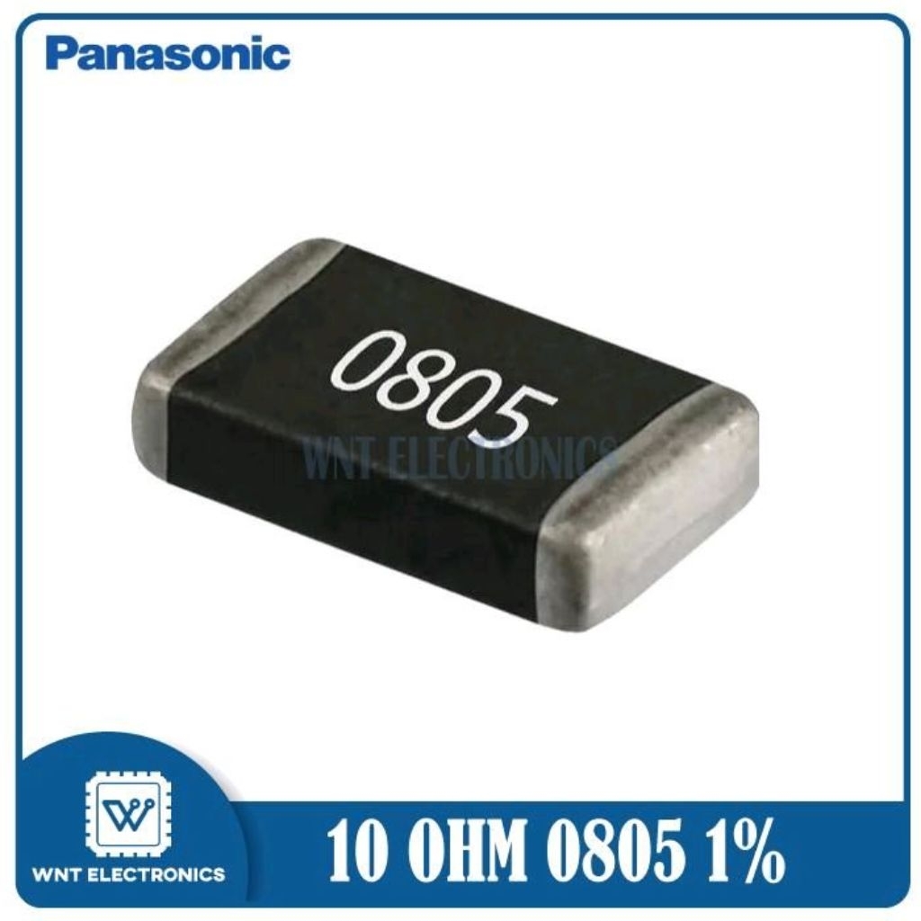 10pcs Resistor 10R 0805 SMD 1% 10 Ohm 2012 Panasonic