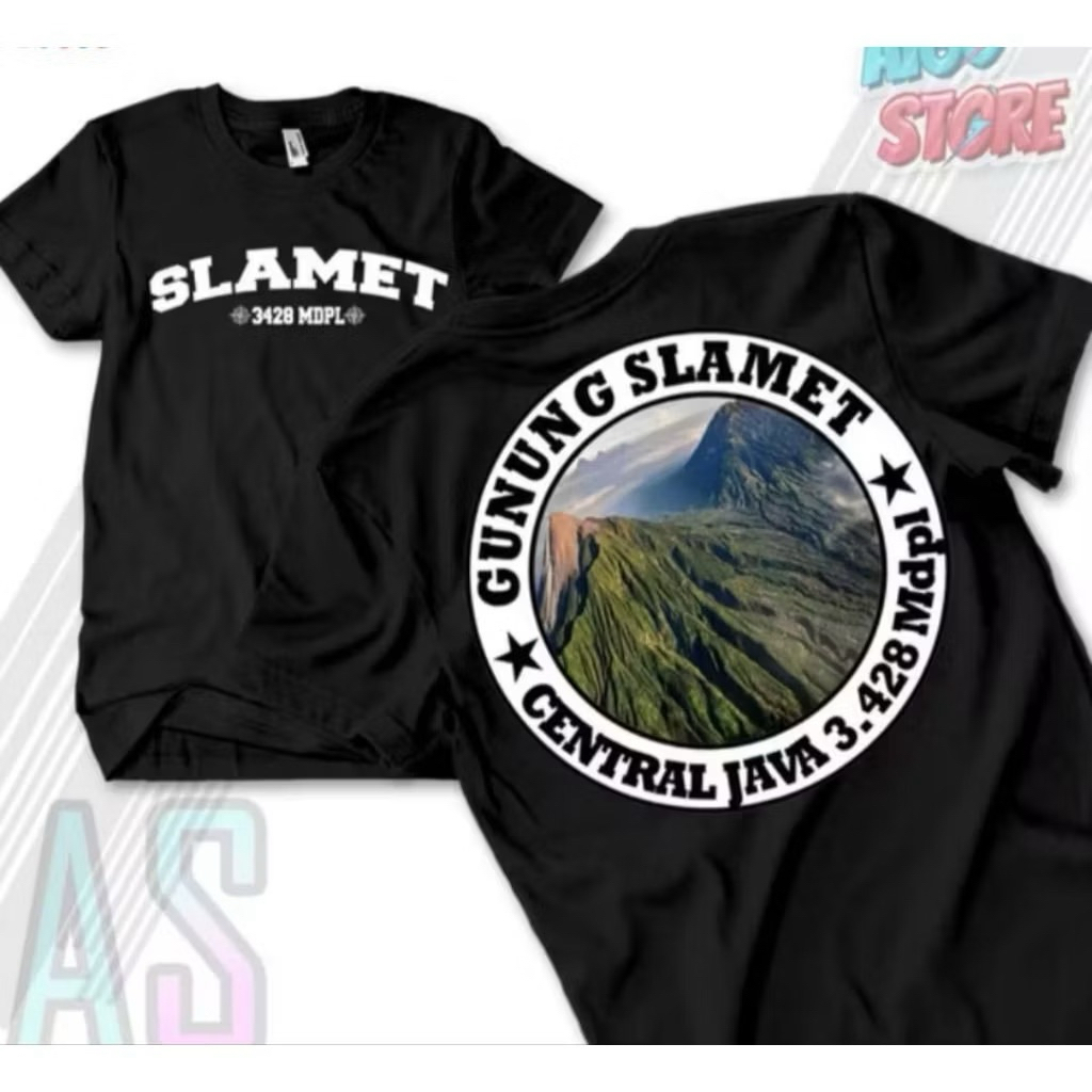 TSHIRT KAOS PENDAKIAN GUNUNG SLAMET