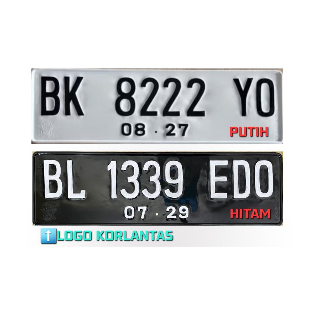 PLAT NOMOR MOBIL LOGO ASLI