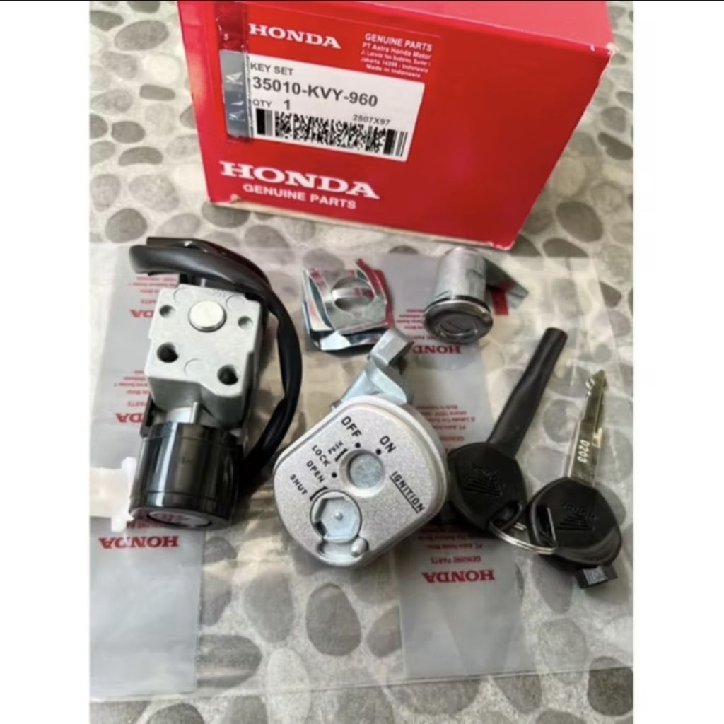 KUNCI KONTAK ASLI HONDA BEAT OLD,BEAT KARBU(KVY)