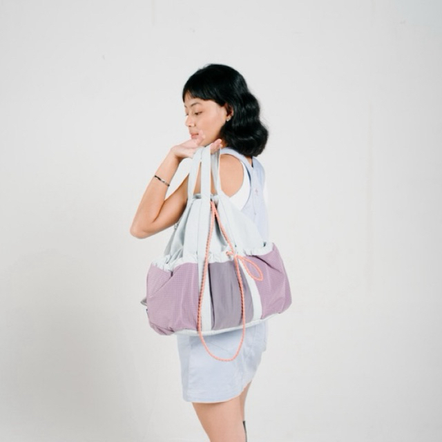 Onigiri Sling Bag Mint-Lavender - Tas Ransel Wanita